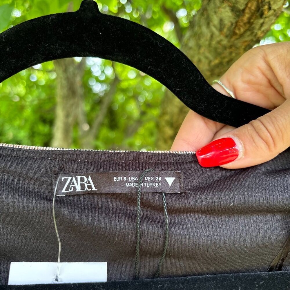 Zara Long Sleeve Mini Dress - Picture 4 of 6